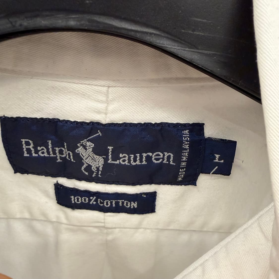 폴로 랄프 로렌 화이트 셔츠 L 상품이미지7