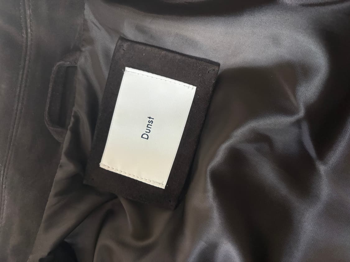 던스트 UNISEX SUEDE DRIZZLER JACKET CHOCO B 상품이미지5