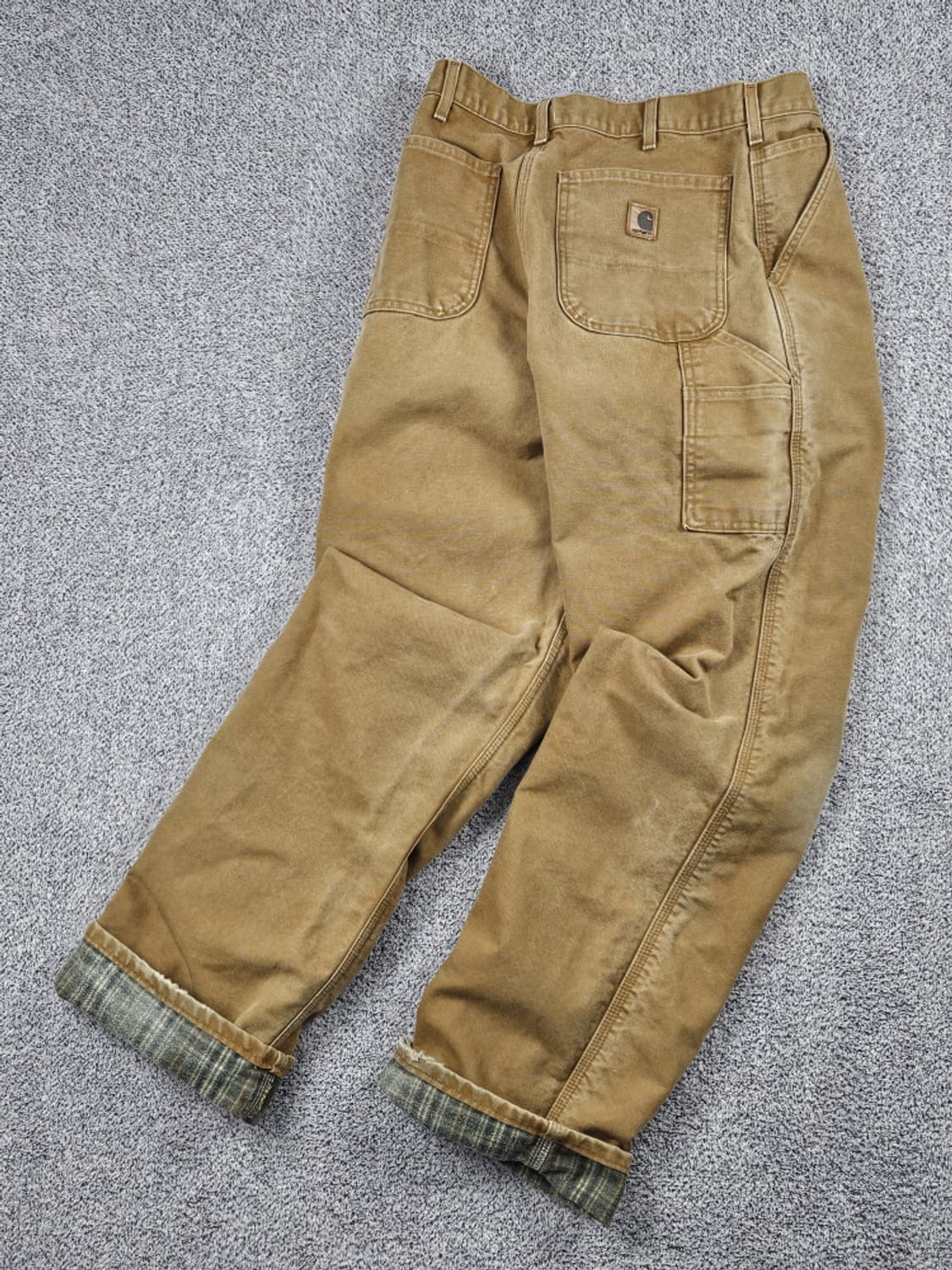 칼하트 헤비 플란넬 캔버스 카펜터 팬츠 ( 32 X 34 )/ 10046 상품이미지3