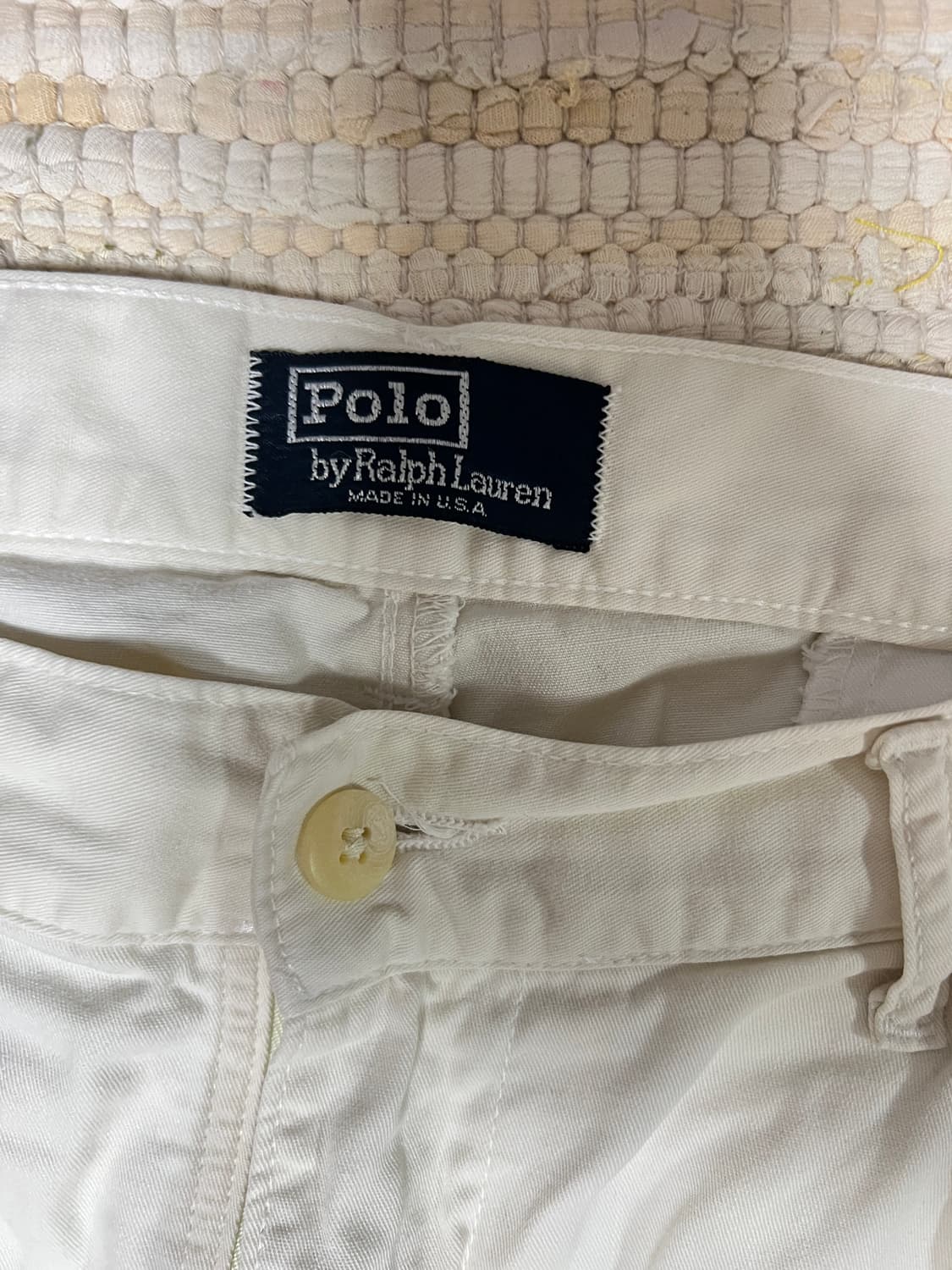Usa made 폴로 화이트 치노팬츠 상품이미지4