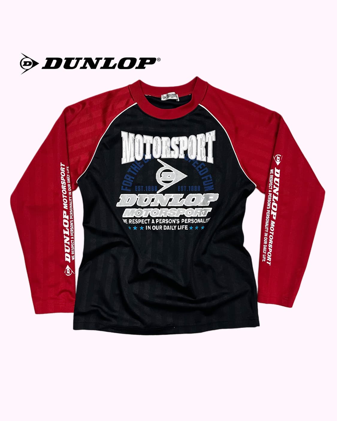DUNLOP sporty motor jersey t-shirt 상품이미지1