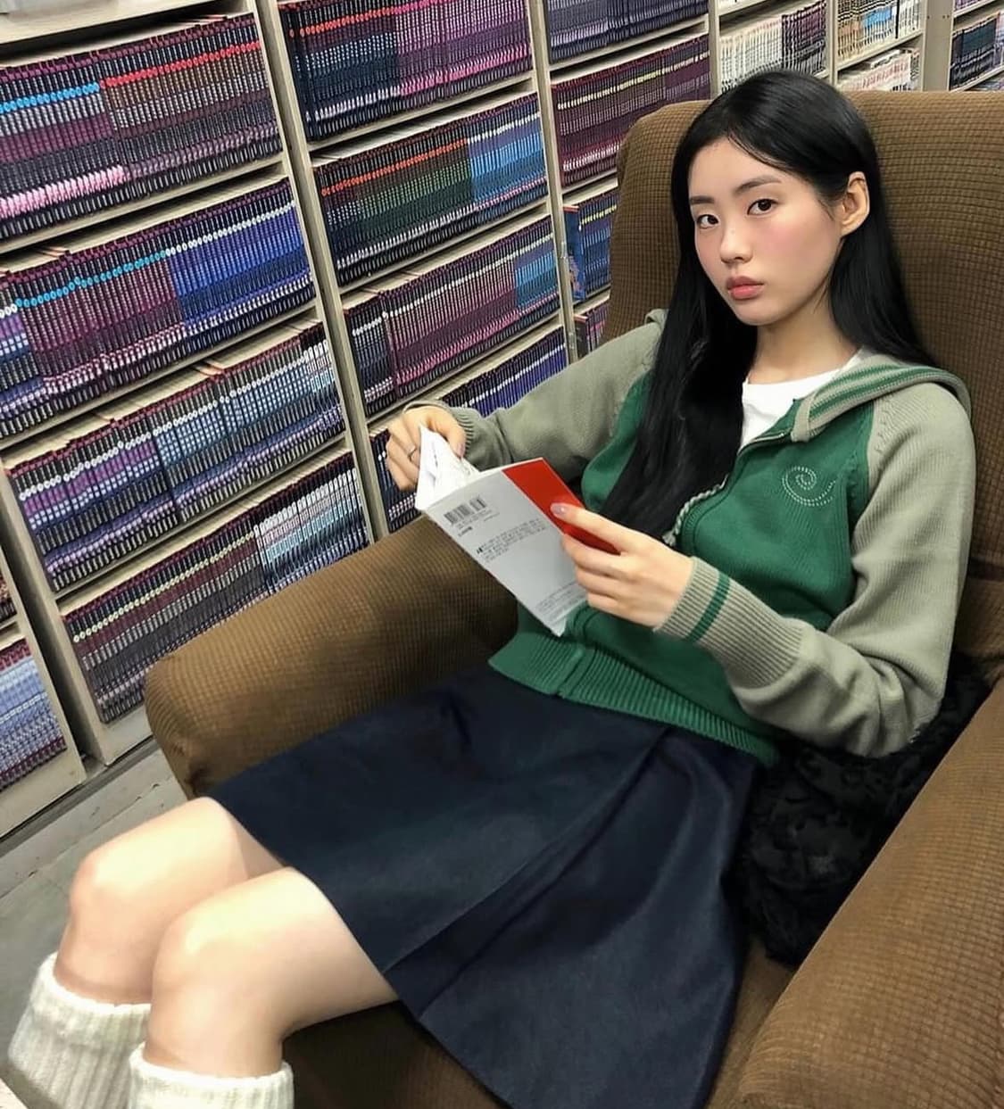 엔조블루스 니트 집업 후디 상품이미지1