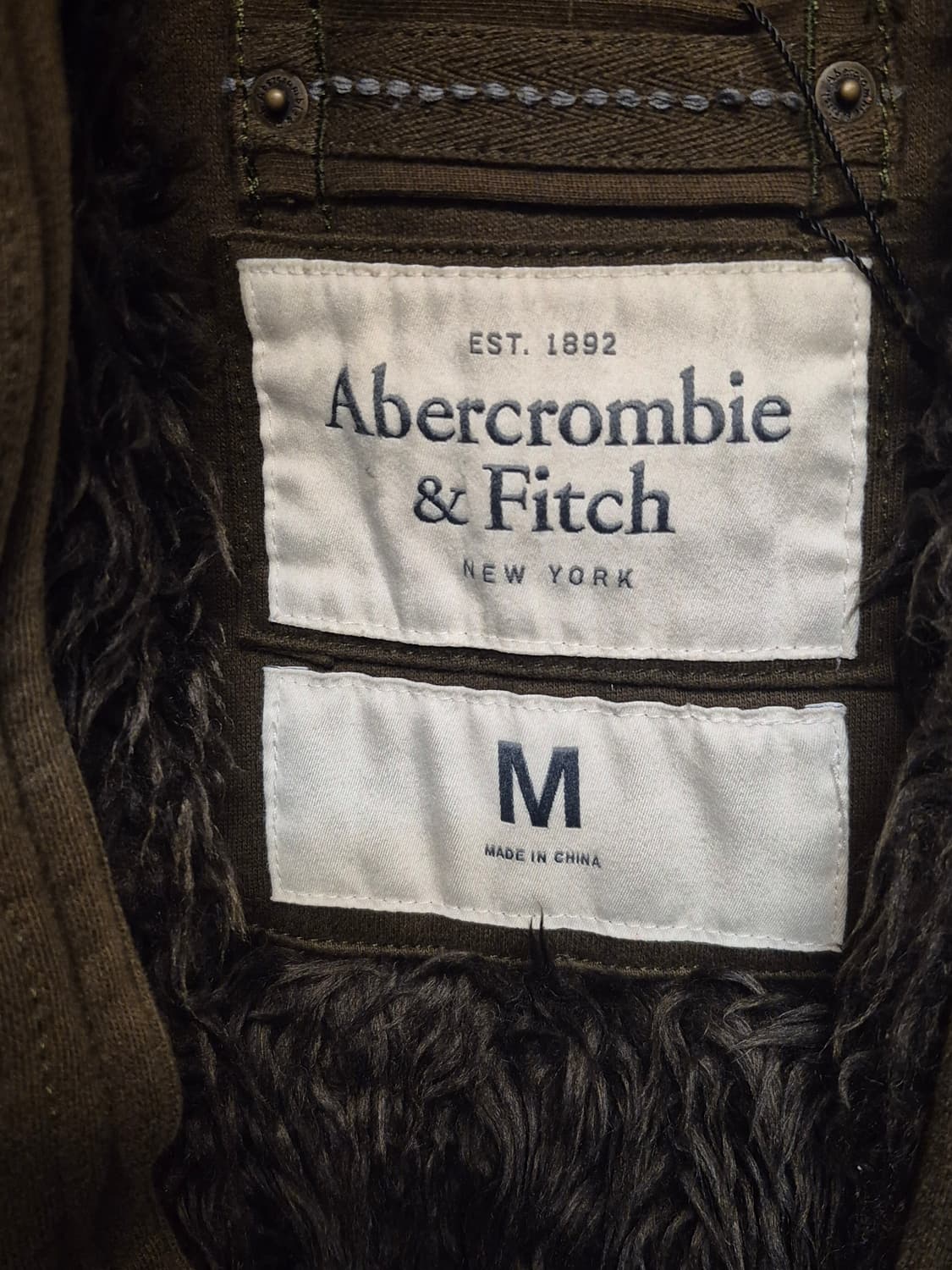 ABERCROMBIE KHAKI HOODIE ZIPUP  상품이미지7