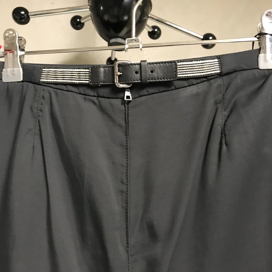 프라다 스커트 블랙 42 상품이미지4