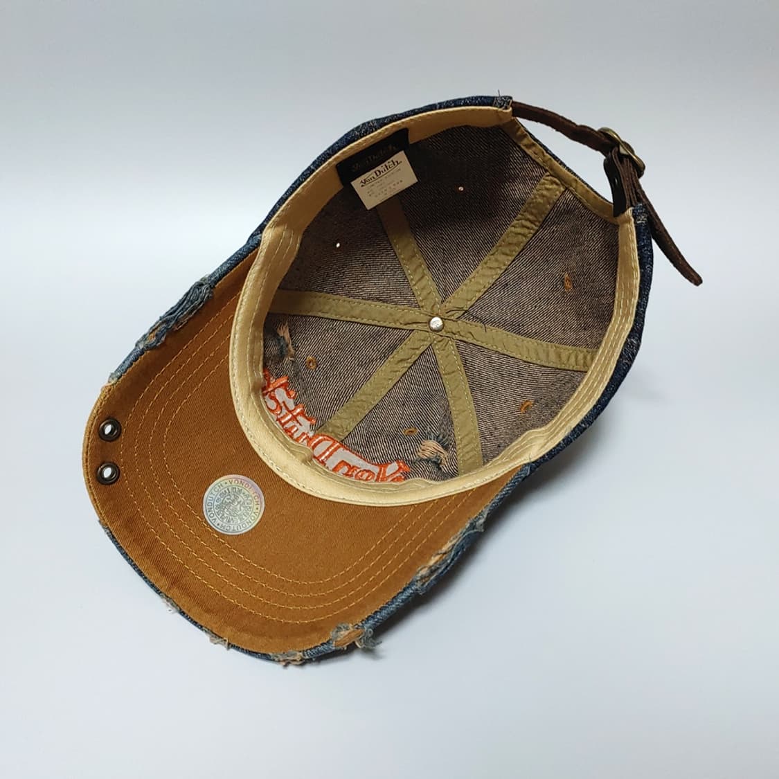 본더치 빈티지 데님 모자 K-175 상품이미지5