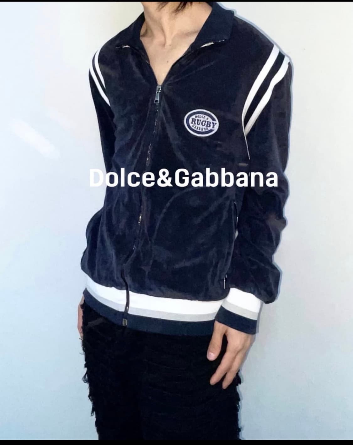 Dolce & Gabbana VINTAGE Navy jersey 상품이미지1
