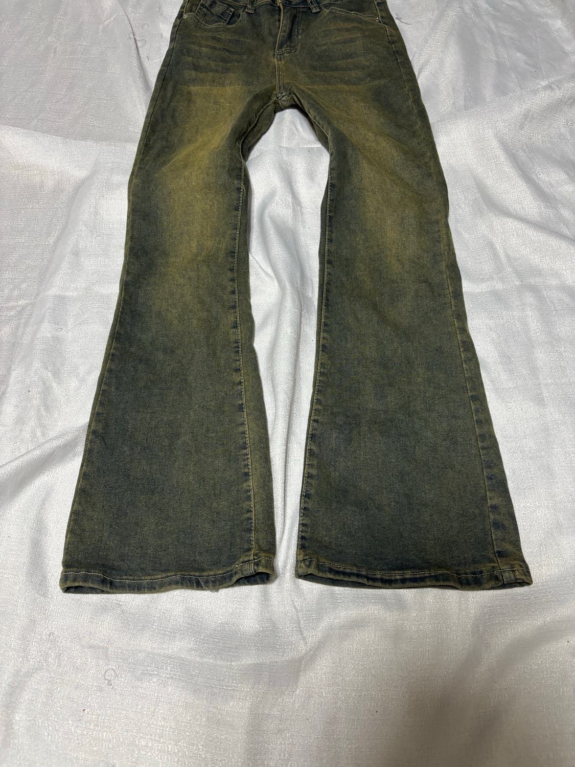 “Unknown” Mud Washing Boots Cut Slim Fit 상품이미지3