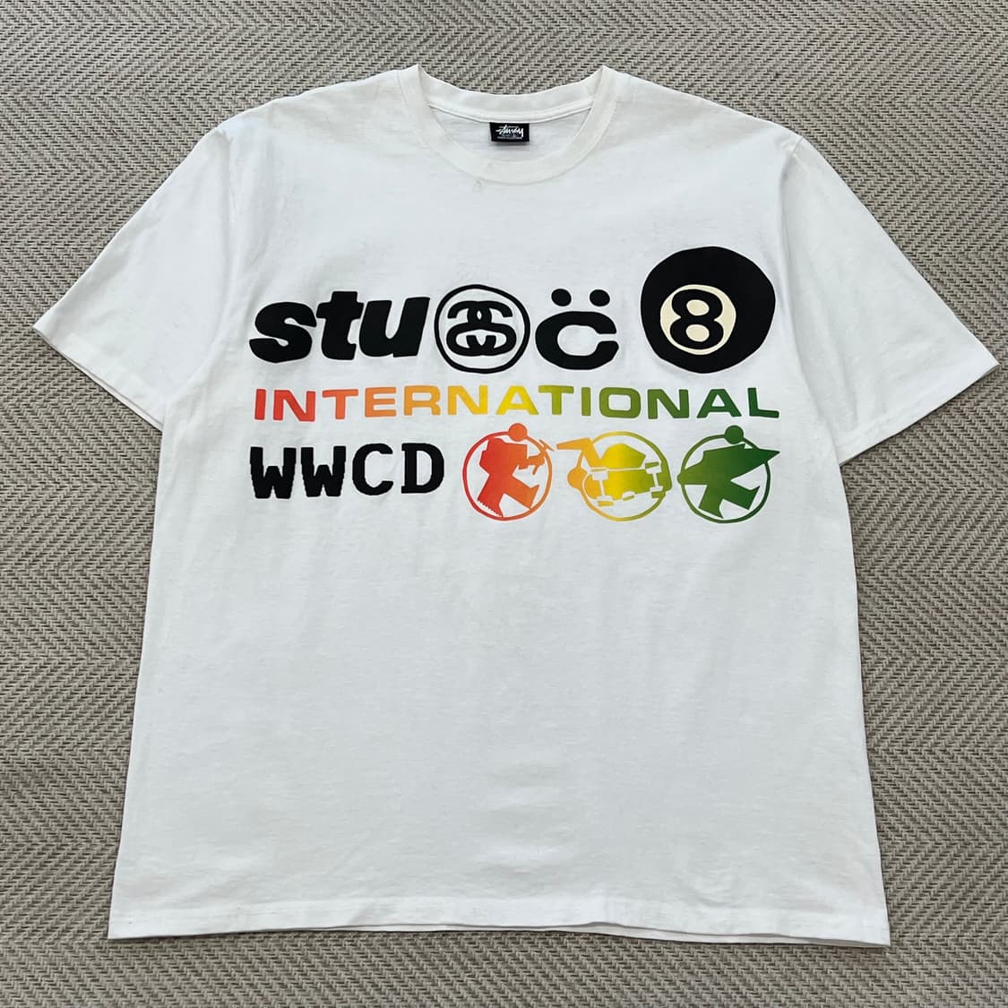 스투시 X cpfm 인터네셔널 반팔티 r3264 상품이미지1