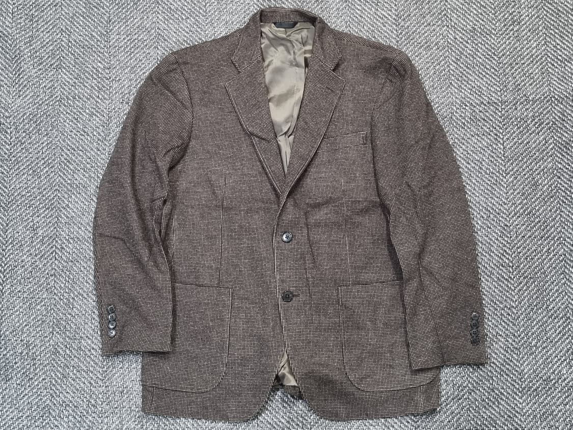 STUDIO by D’URBAN —  하운드투스 브라운 자켓  상품이미지1