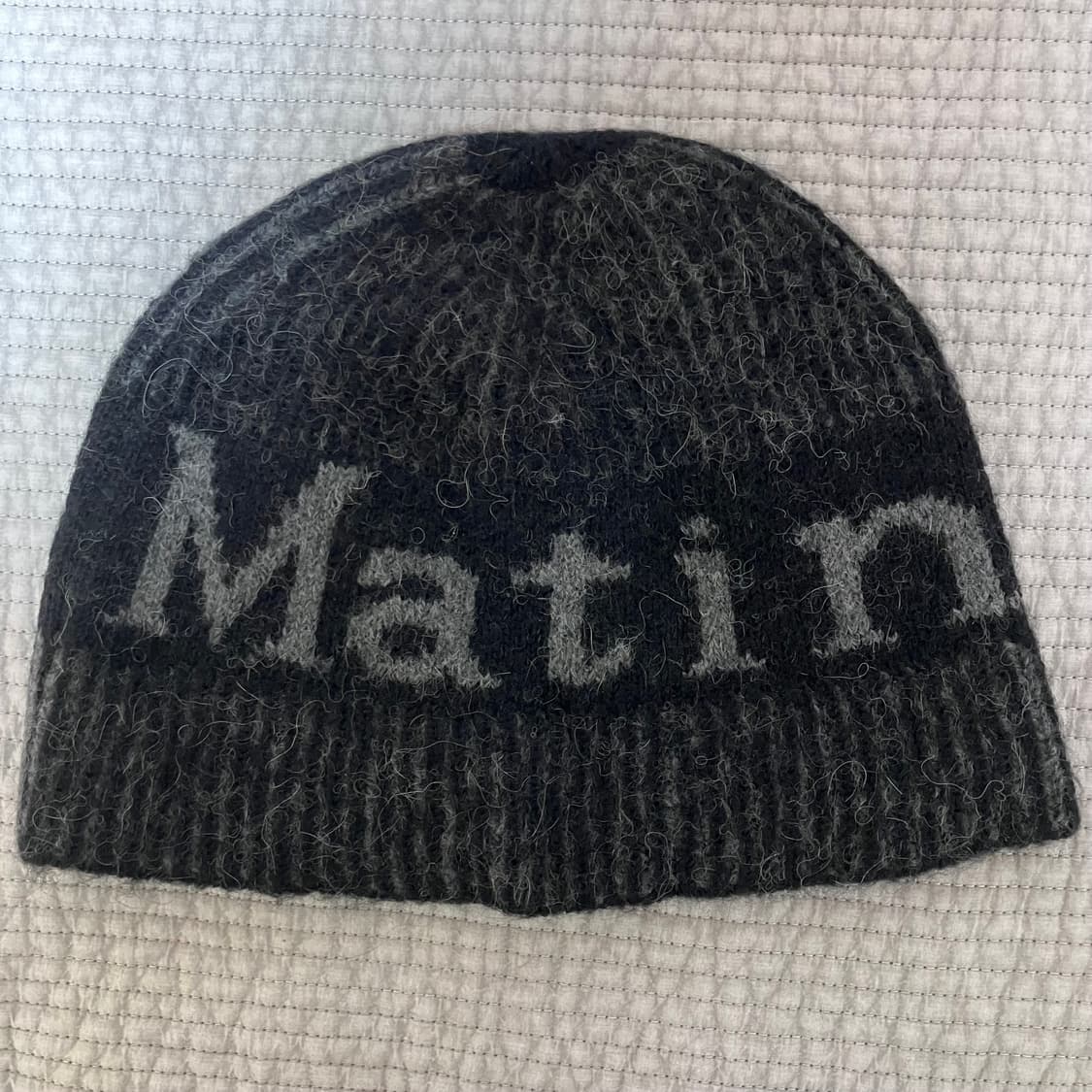 마뗑킴 자카드비니 블랙 상품이미지1