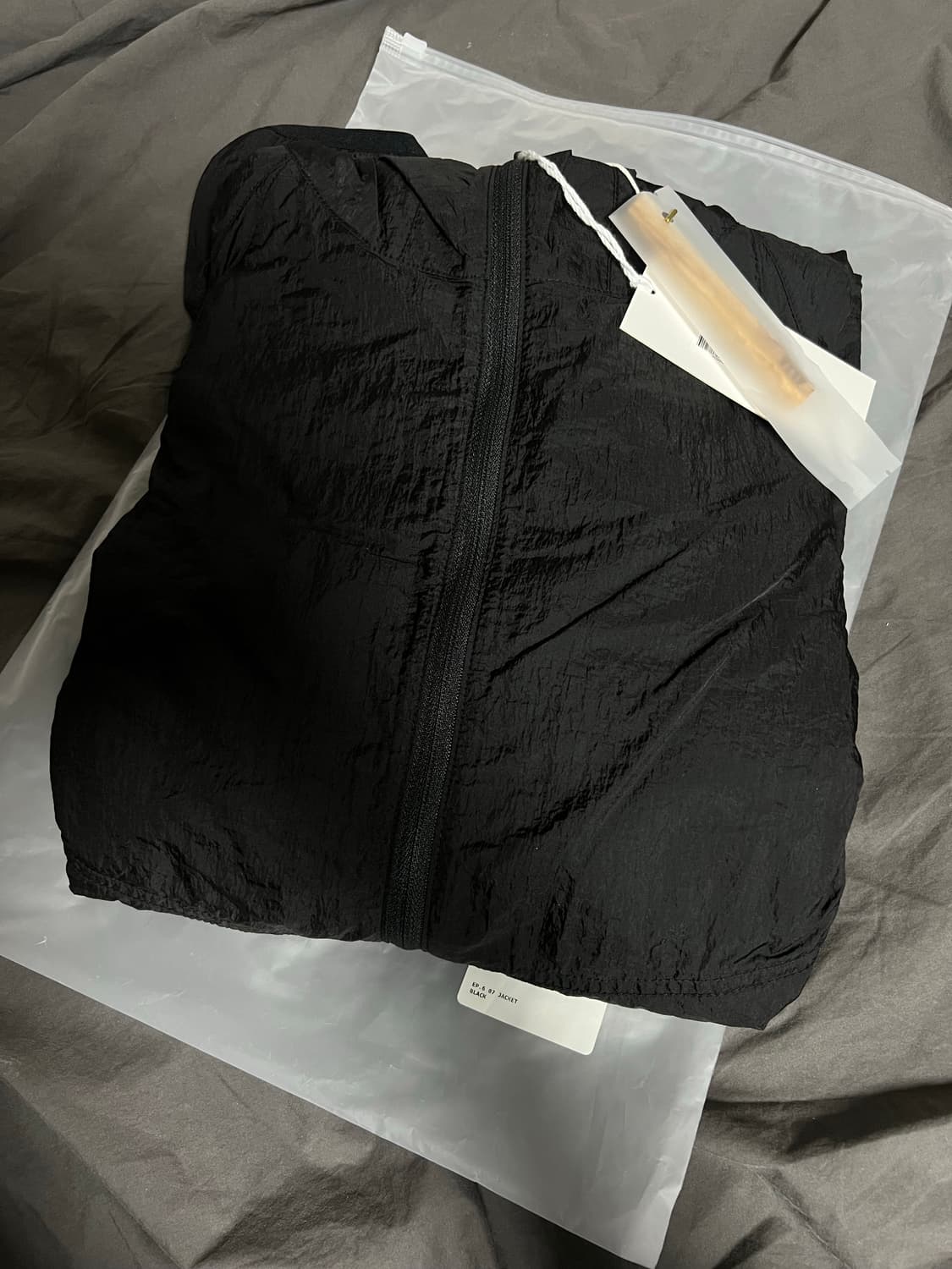 (L) 엑슬림 ep6 07 자켓 바람막이 블랙 새상품 상품이미지5