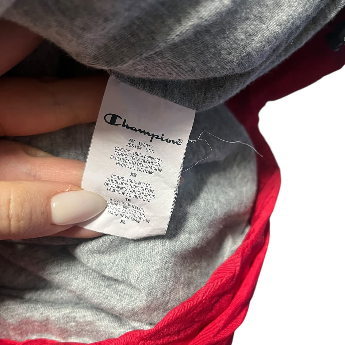 슈프림 x 챔피온 18SS 트랙 자켓 바람막이 레드 상품이미지5
