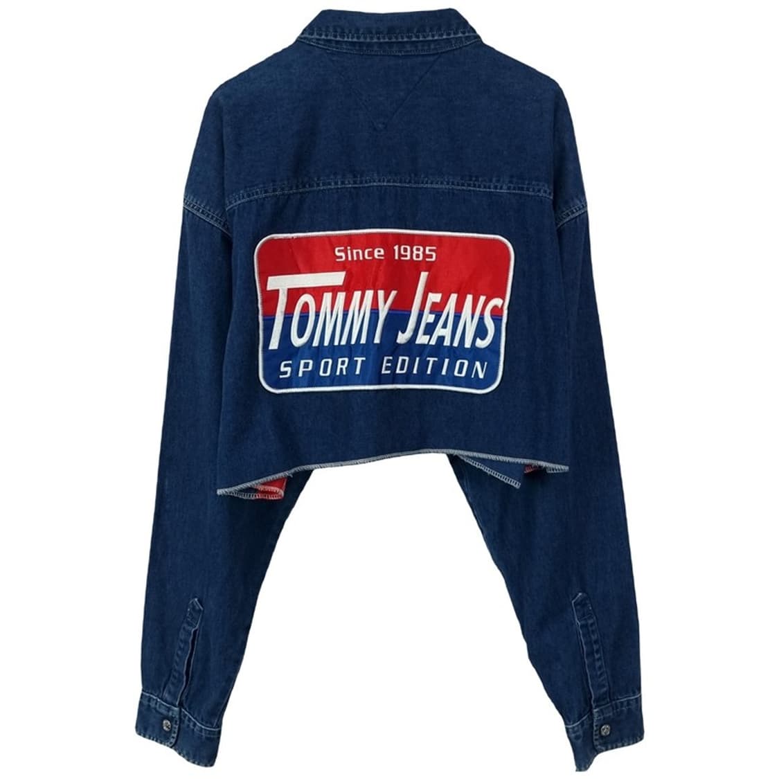 [타미힐피거] 오버사이즈 크롭 데님 자켓 M17737 상품이미지3
