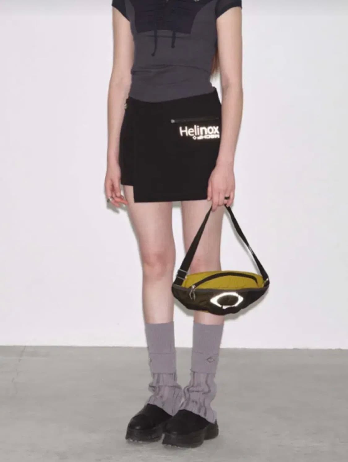 미스치프 바게트 숄더백 옐로우 상품이미지1