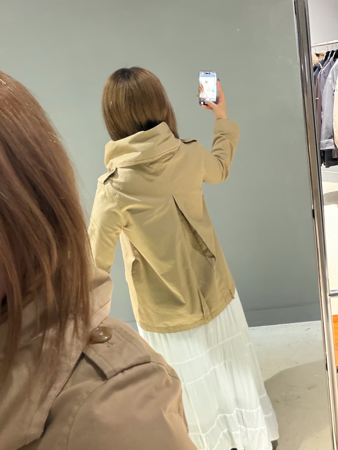 wide collar double button jacket 상품이미지4