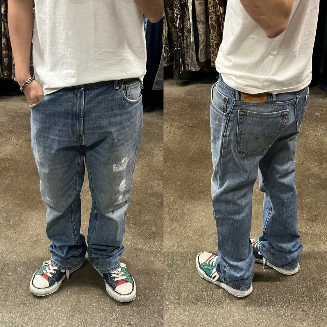 리바이스517 부츠컷 리페어진 (34) 상품이미지5