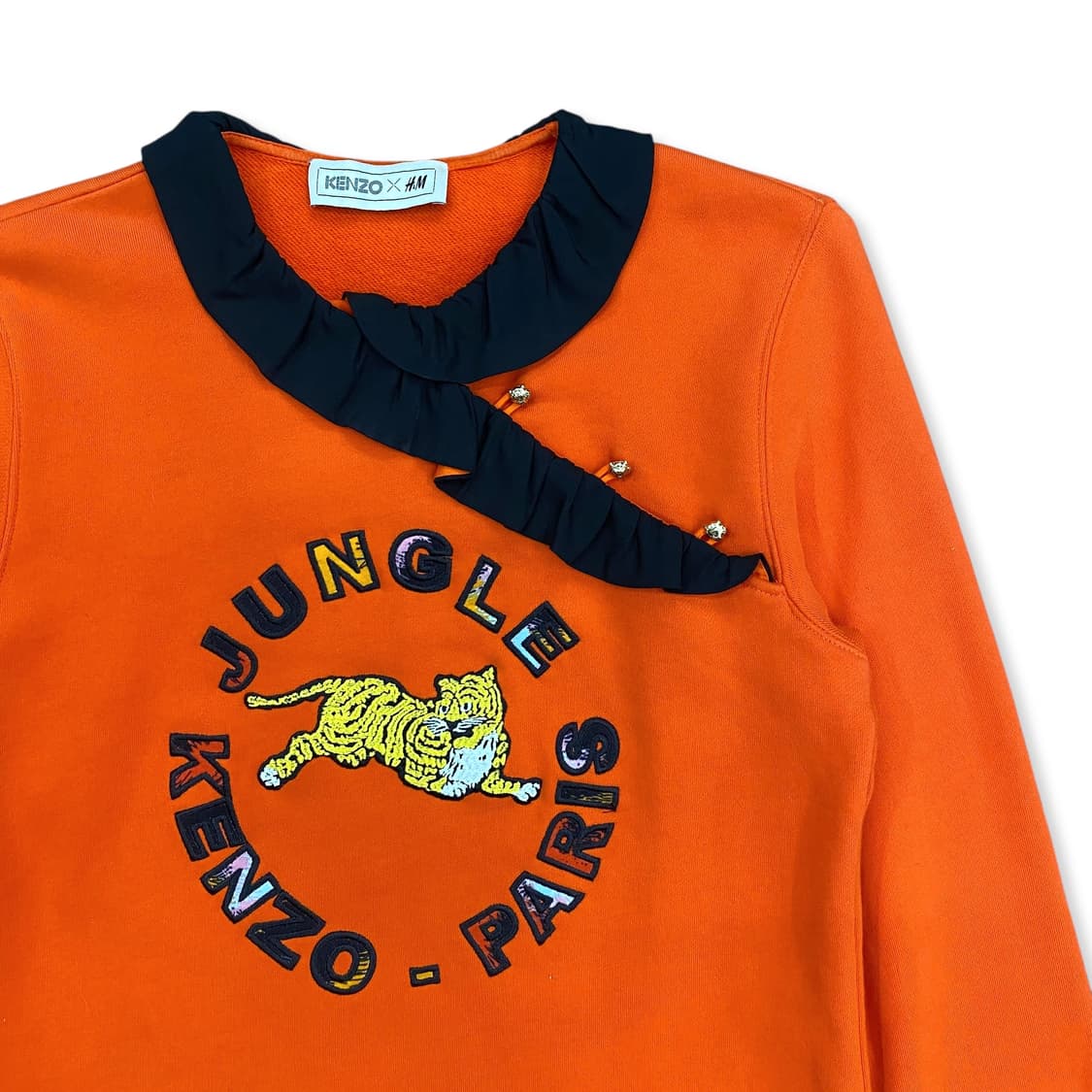 KENZO, Signature orange frill sweatshirt 상품이미지3