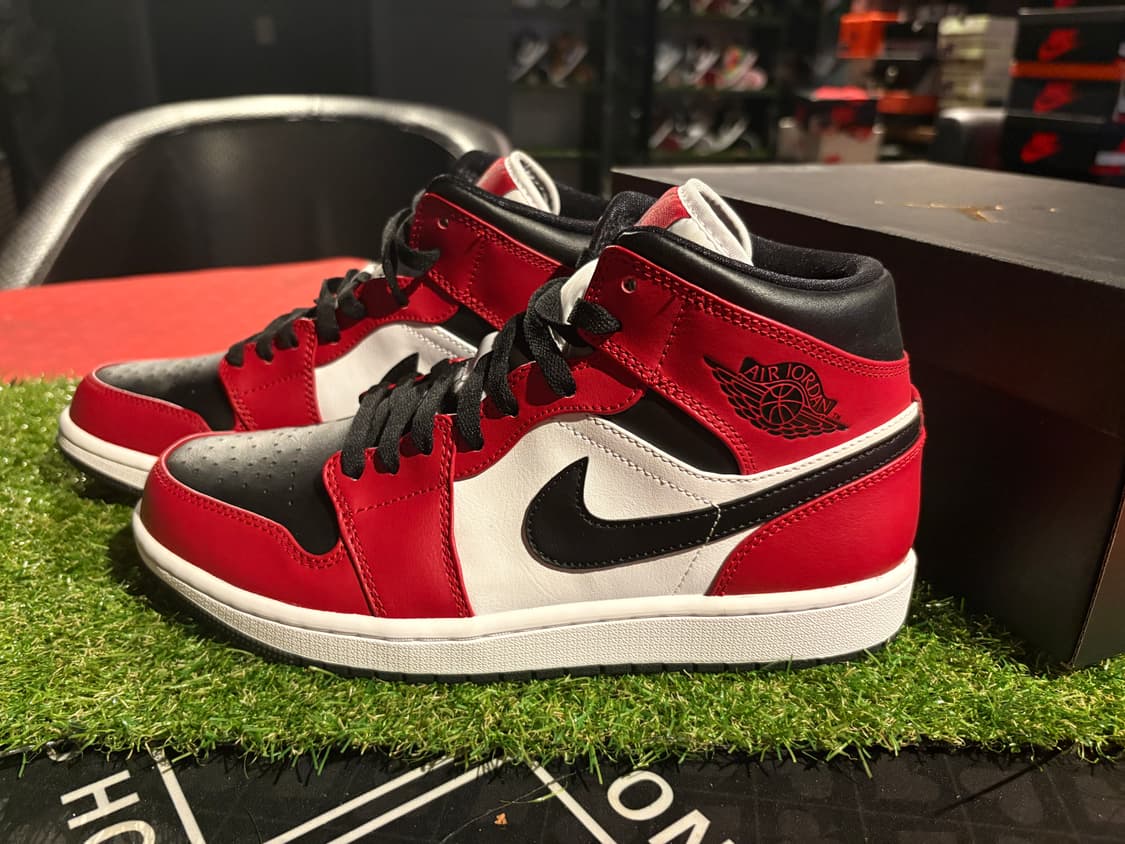 [새상품/270]조던1 미드 시카고 블랙토 상품이미지3