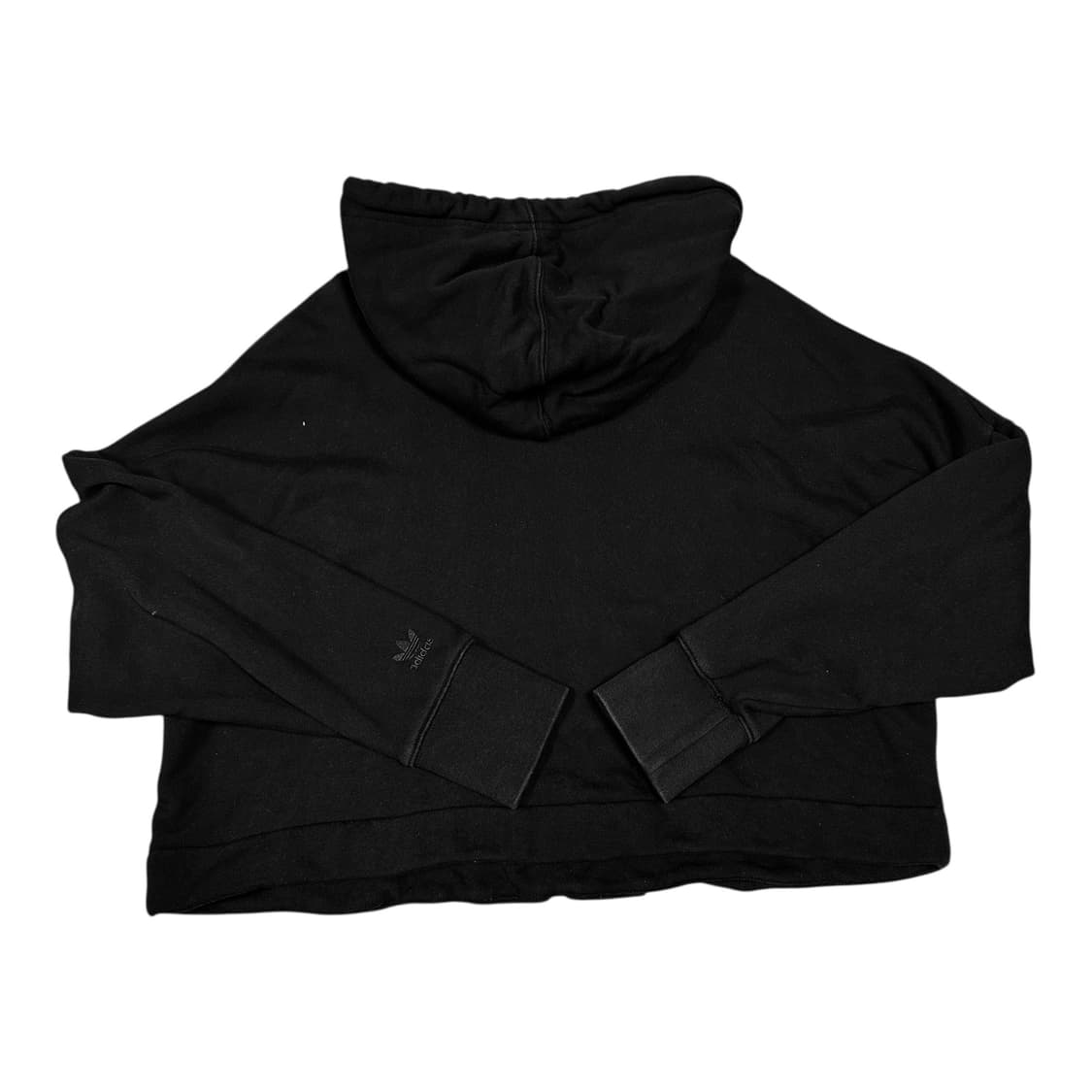 ✨ (바배) 아디다스 검흰 빅로고 크롭 후드티 상품이미지2