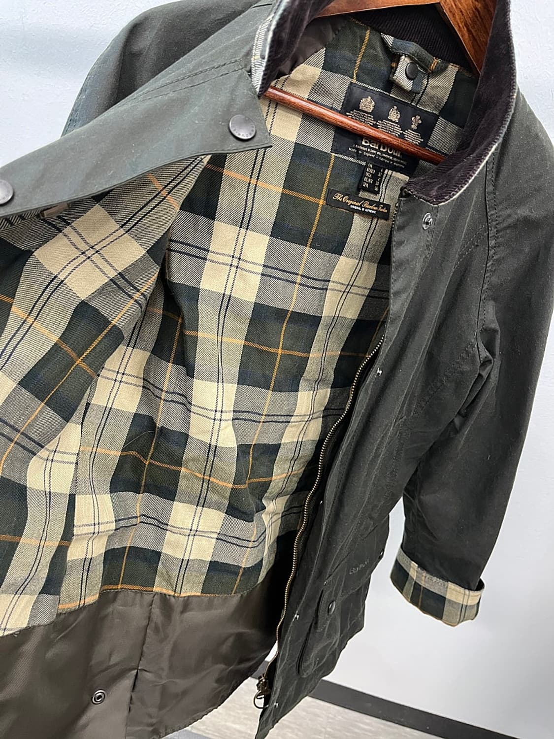 여) 바버 비드넬 왁스자켓  상품이미지8