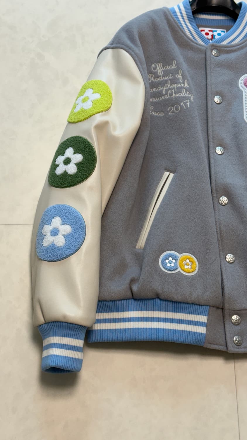 반디더핑크 브이텍 바시티 자켓 상품이미지3