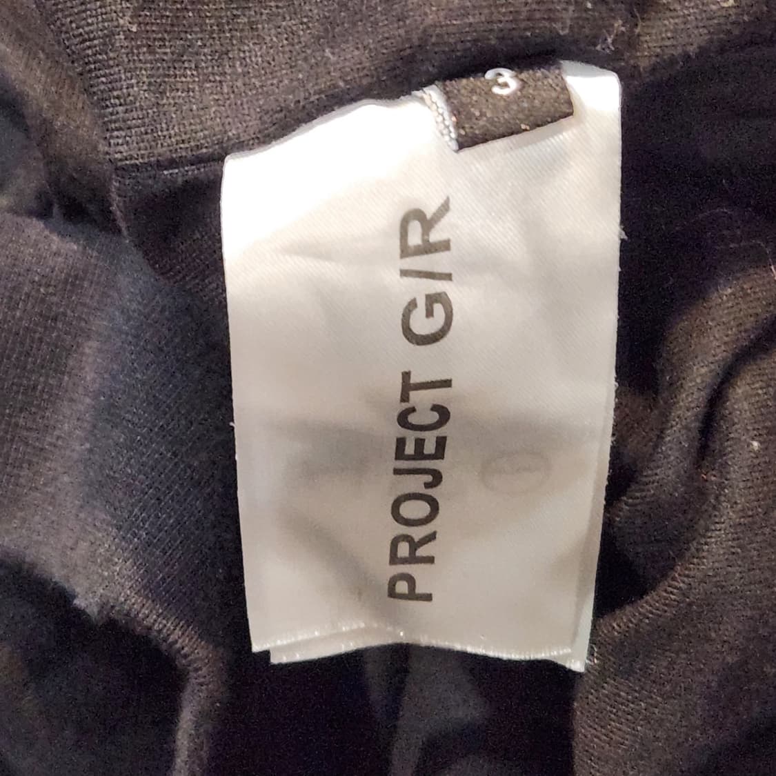 프로젝트 G/R 디스트레스 레이어 집 후드 페이디드 블랙 상품이미지4