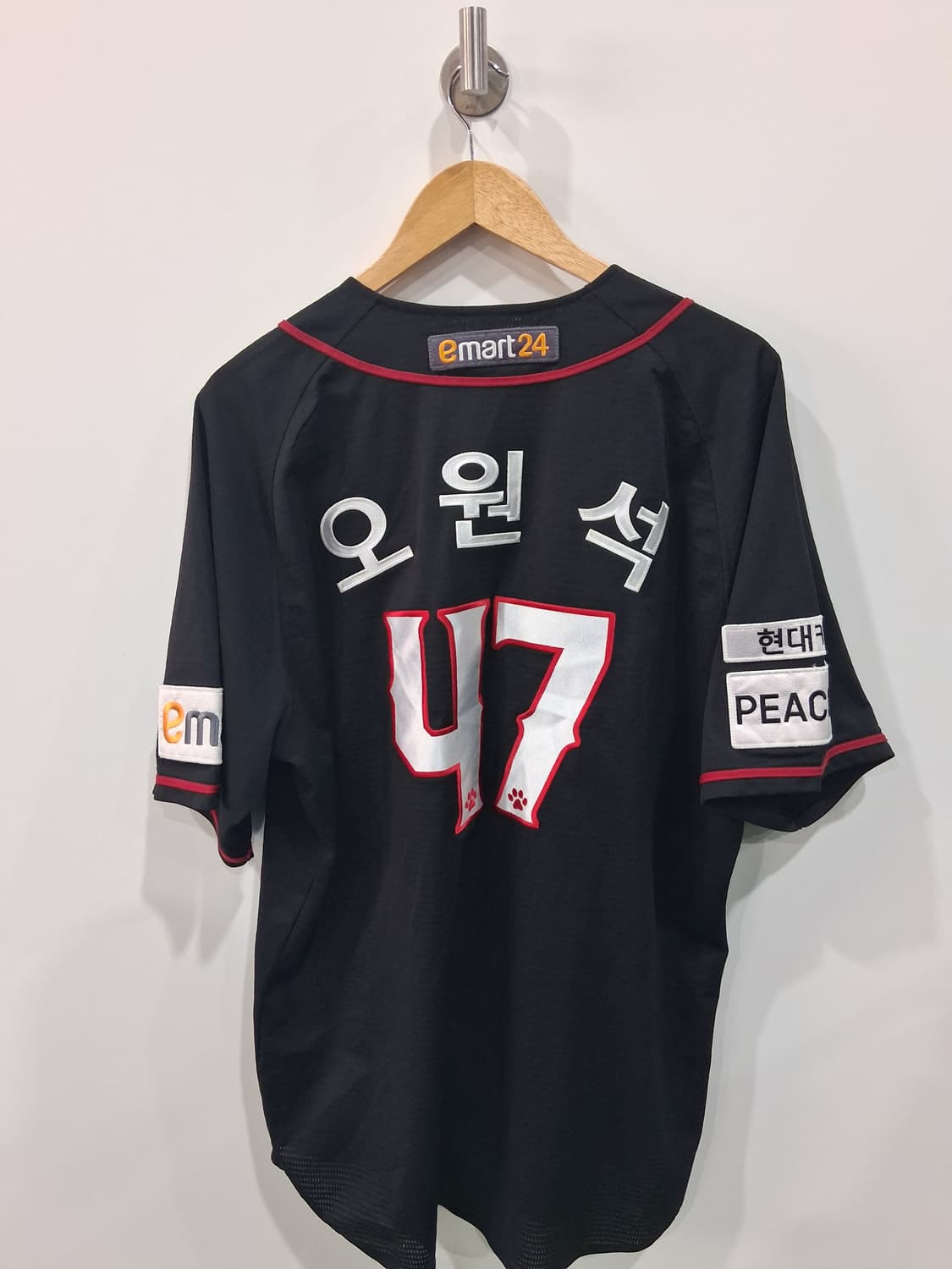 SSG 랜더스 오원석 선수 마킹 유니폼 120 상품이미지2