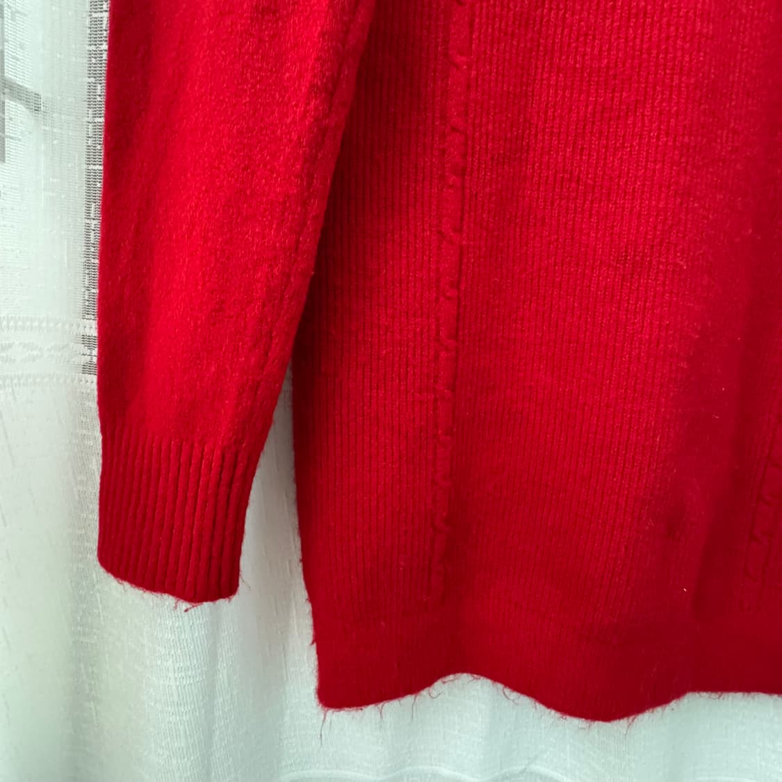 예쁜 빨강 레드 롱니트 상품이미지7