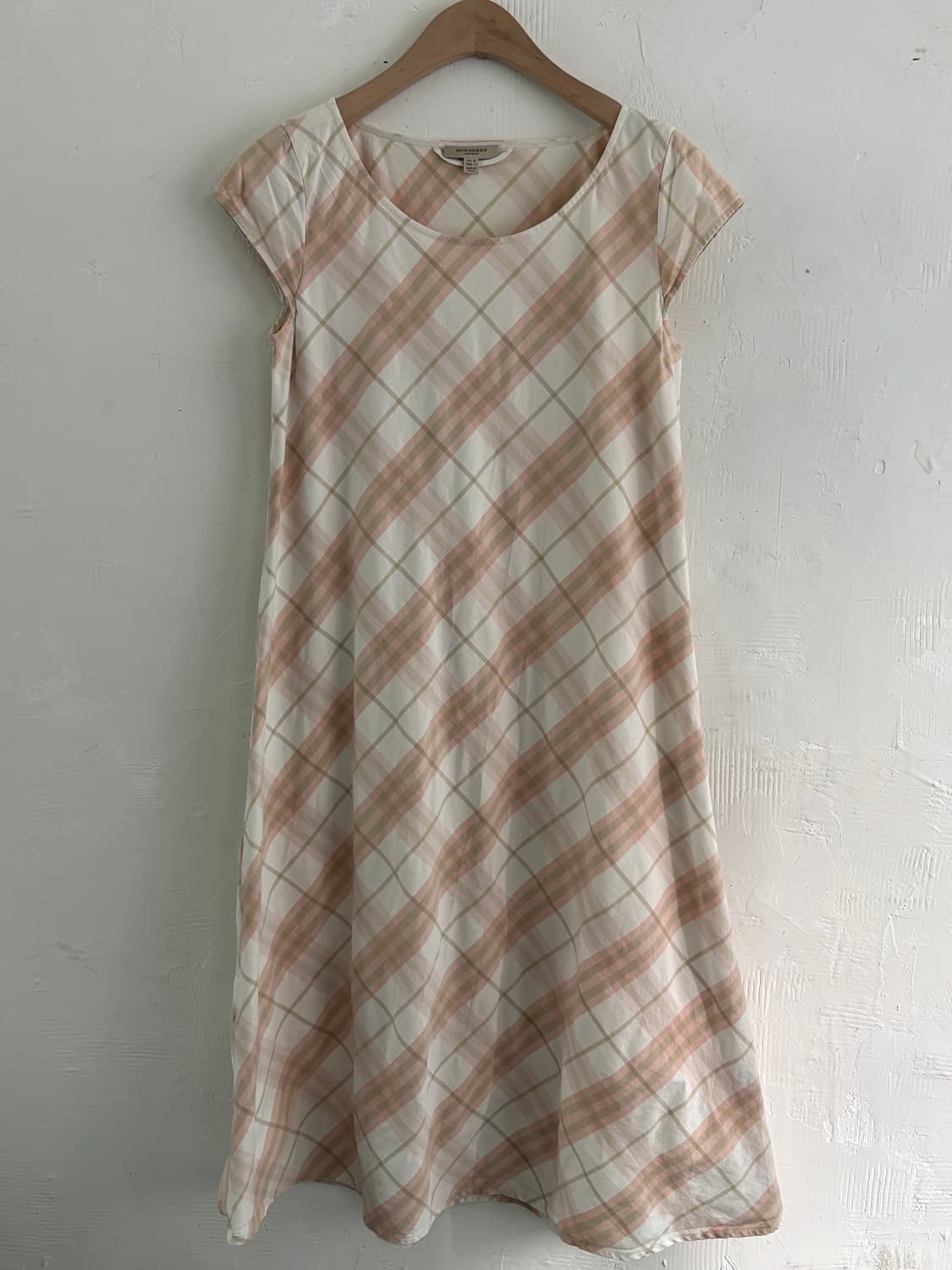 Burberry 버버리 런던 아이보리 핑크 노바체크 원피스 상품이미지2
