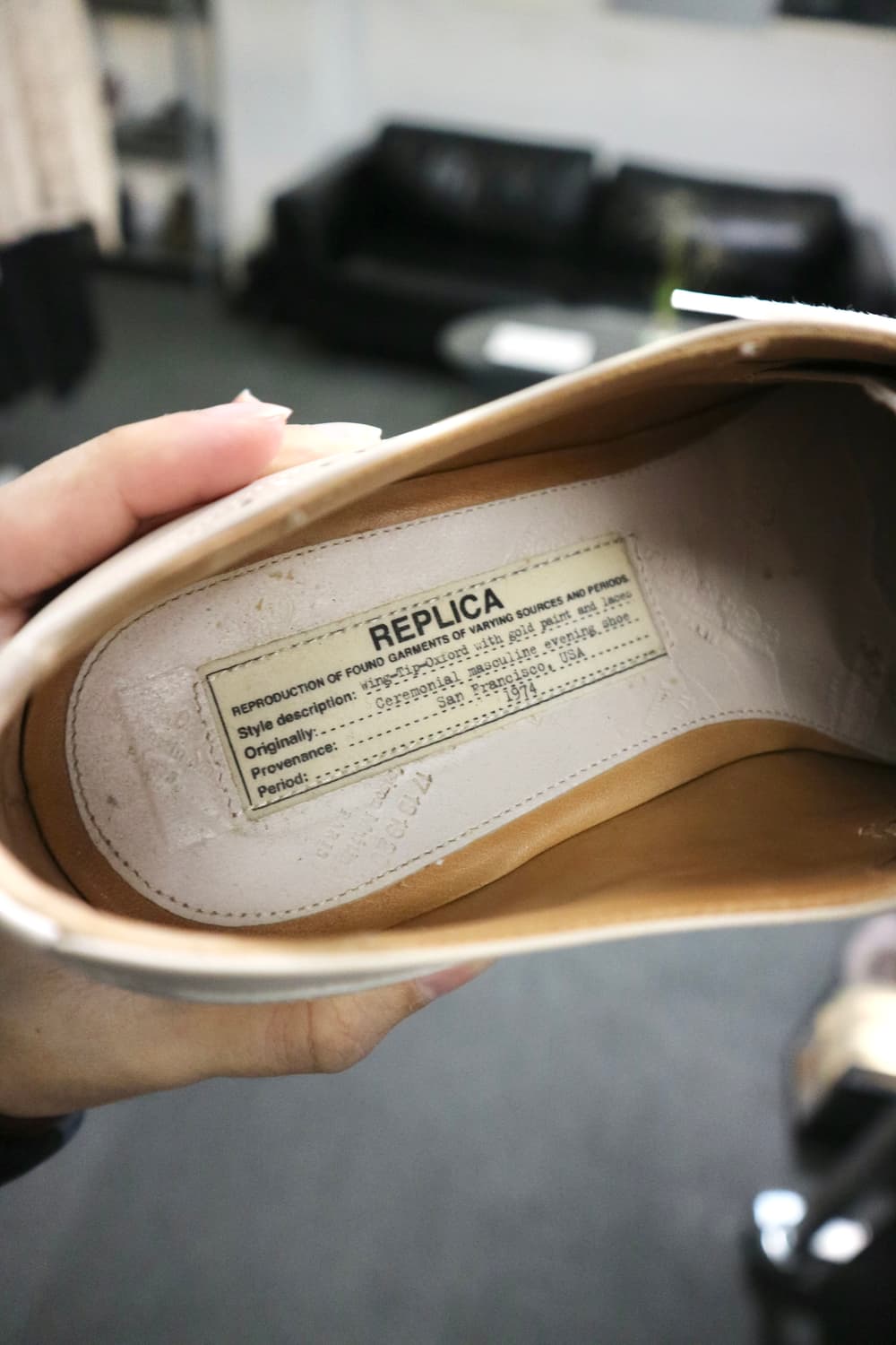 Margiela paint wing tip 상품이미지9