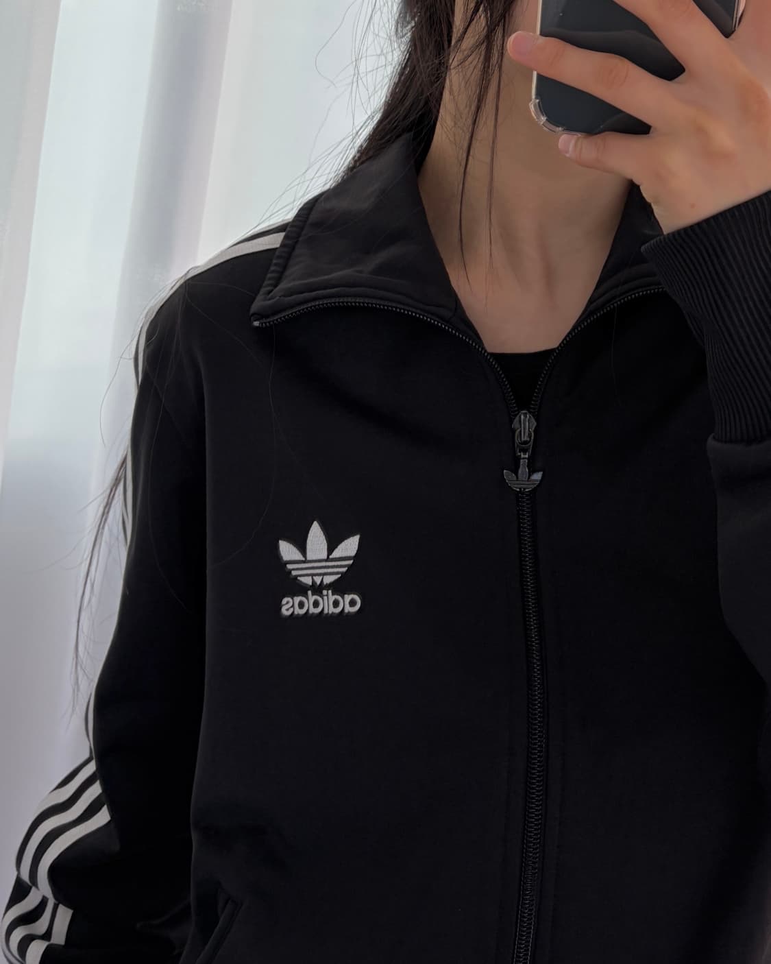 [L]아디다스 파이어버드 블랙 트랙탑 져지 상품이미지2