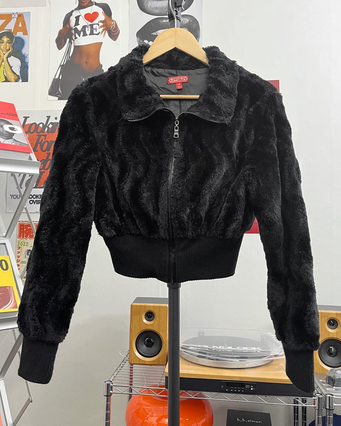 올드 빈티지 크롭 포우 퍼 자켓 상품이미지5