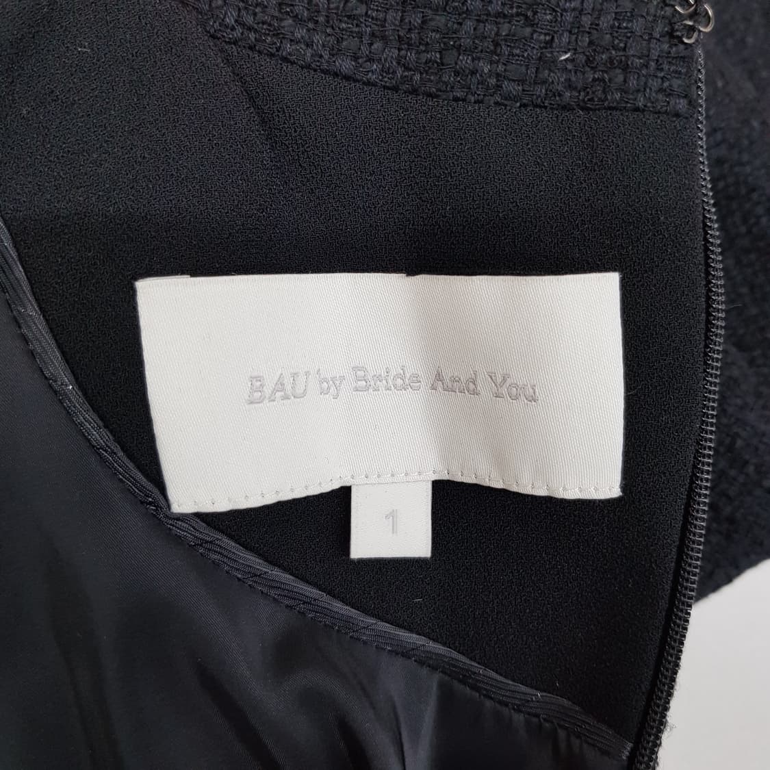 BAU 바이 브라이드앤유 머메이드 트위드 원피스 1사이즈 상품이미지7
