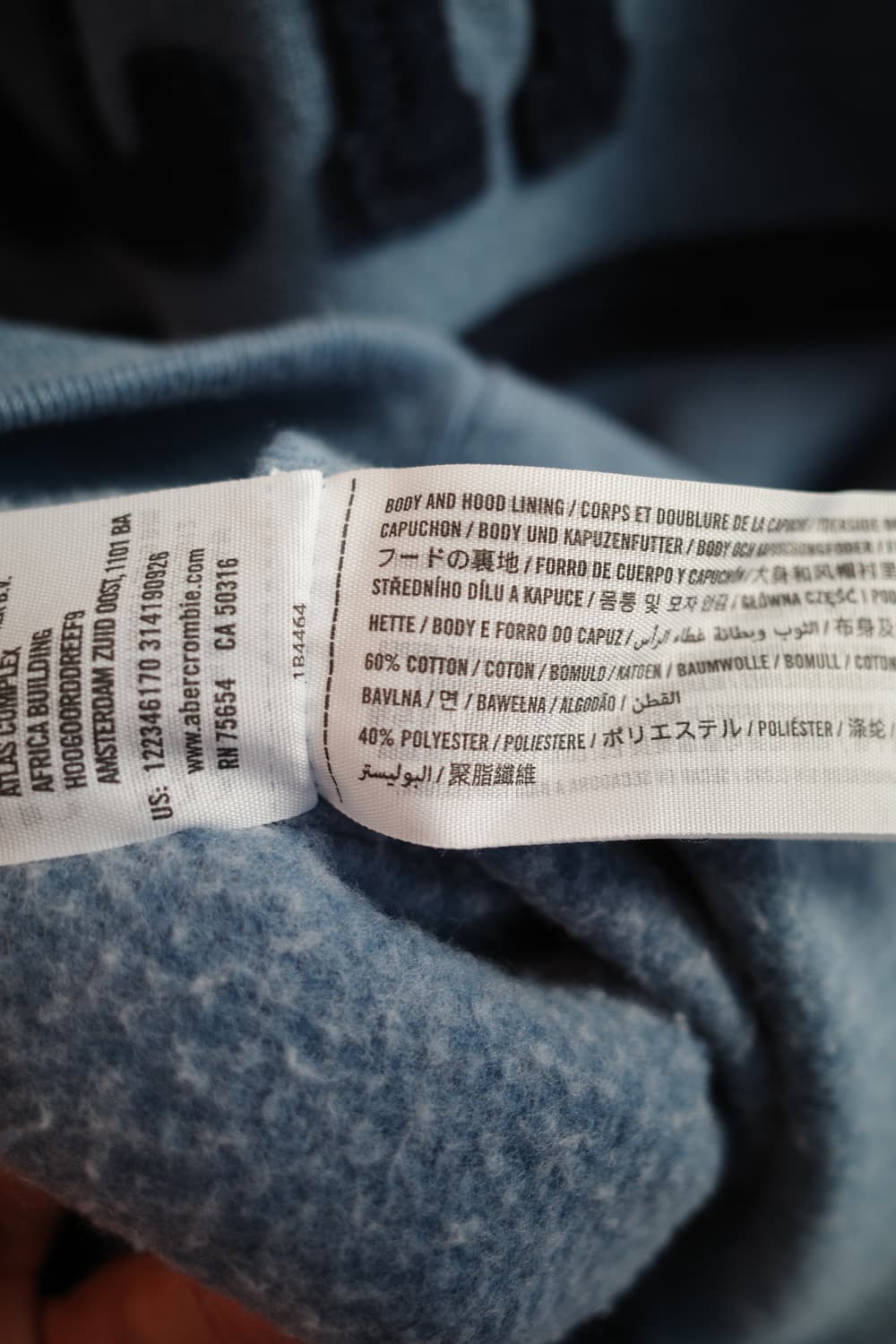 Abercrombie & Fitch 아베크롬비 코튼 후디 상품이미지5