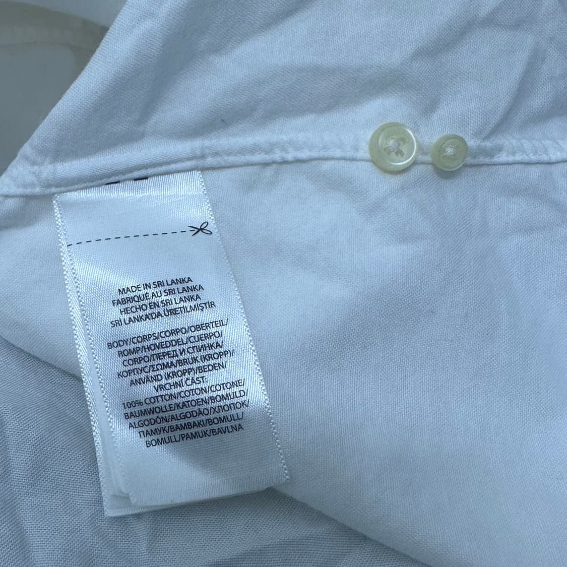 POLO 폴로 랄프로렌 여성 반팔 셔츠 화이트 M 상품이미지9