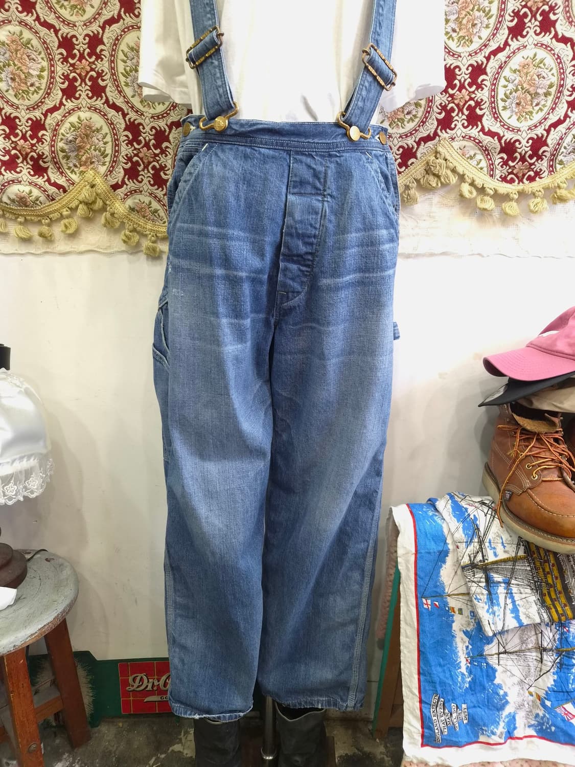 리 lee 데님 오버롤 멜빵바지

 상품이미지3