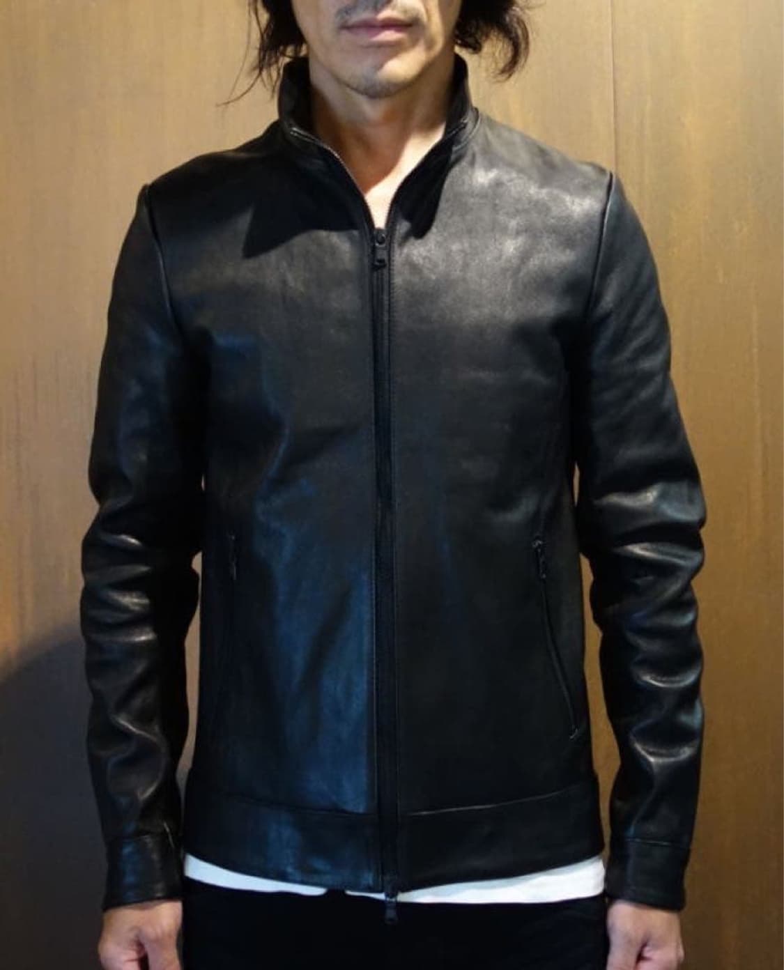 Rip van winkle 홀스 하이드 하이넥 레더 자켓 3 상품이미지1