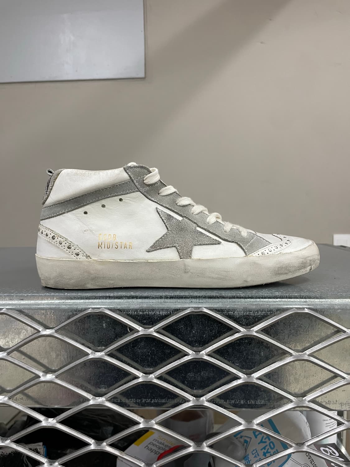 골든구스 미드스타 스웨이드 그레이  38 (gr-4108) 상품이미지4