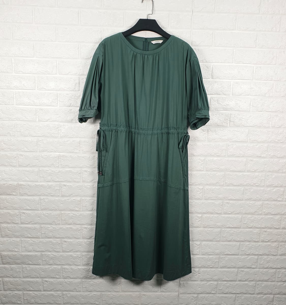 [95]헤지스 레이디스 면혼방 5부소매 원피스 상품이미지2