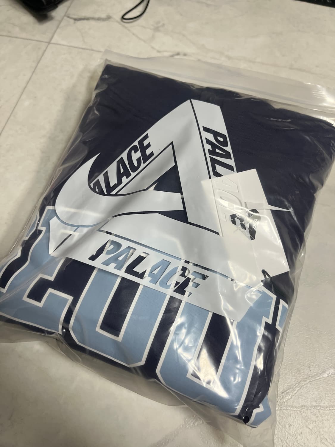 [L] 팔라스 나이키 압구정 샵 후드 익클 네이비 상품이미지2