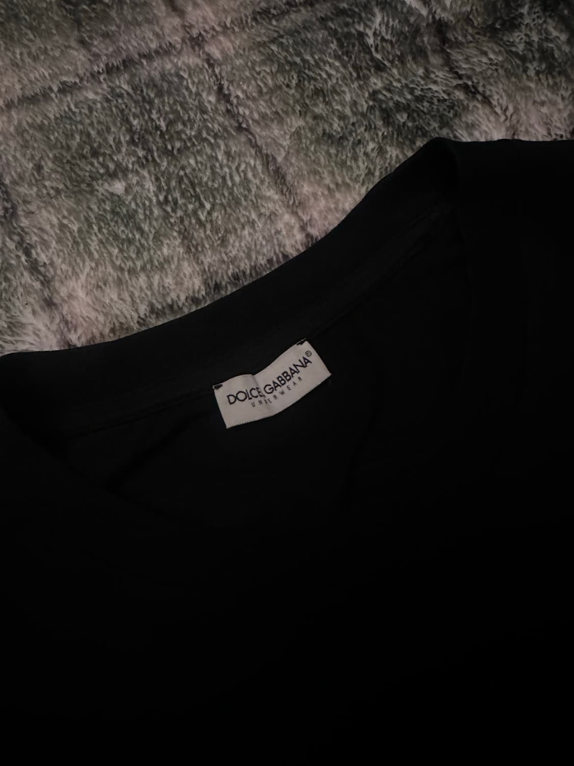 DOLCE & GABBANA USA Black Slim Tee 상품이미지4