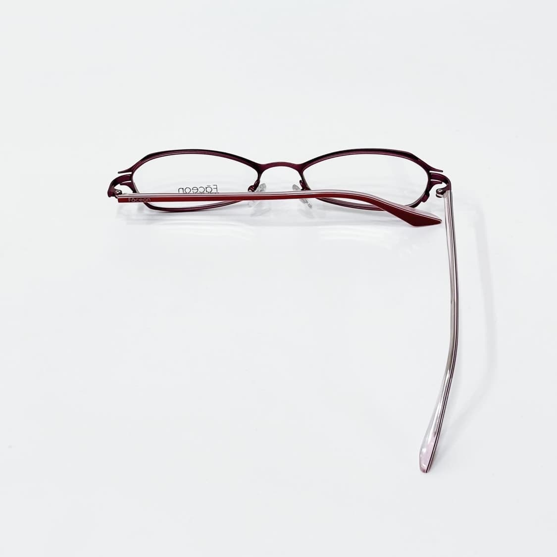 FACE ON 버건디 메탈 데드스탁 빈티지안경 상품이미지3