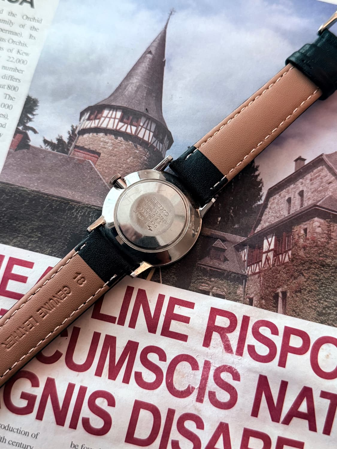 세이코 Seiko 샤리오 화이트 수동 감기 상품이미지3