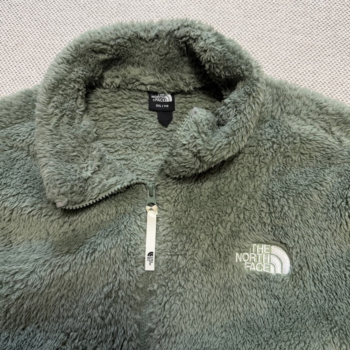 노스페이스 올리브 플리스 자켓 상품이미지2