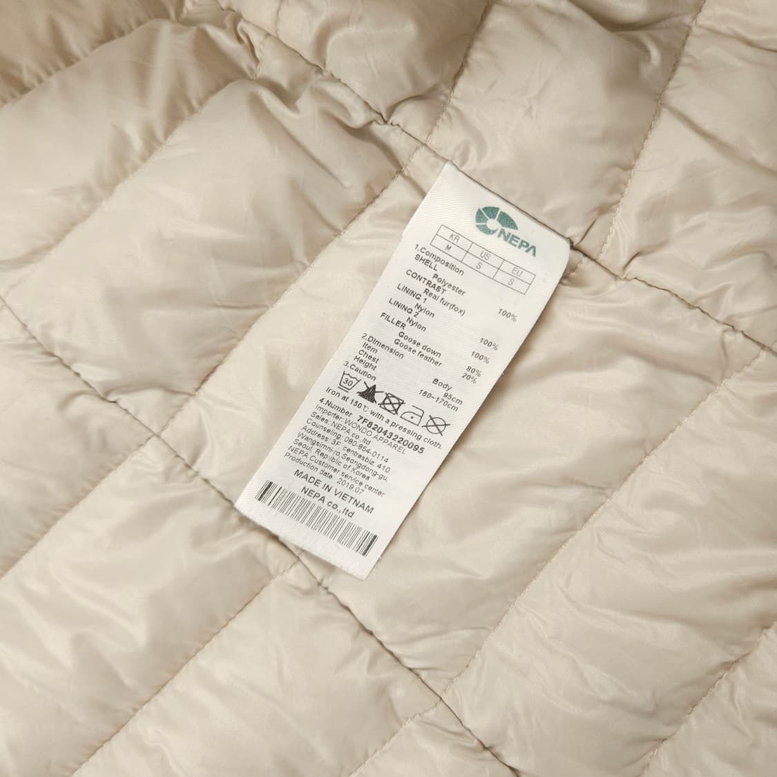 M(95) 네파 고어텍스 롱패딩자켓 상품이미지6