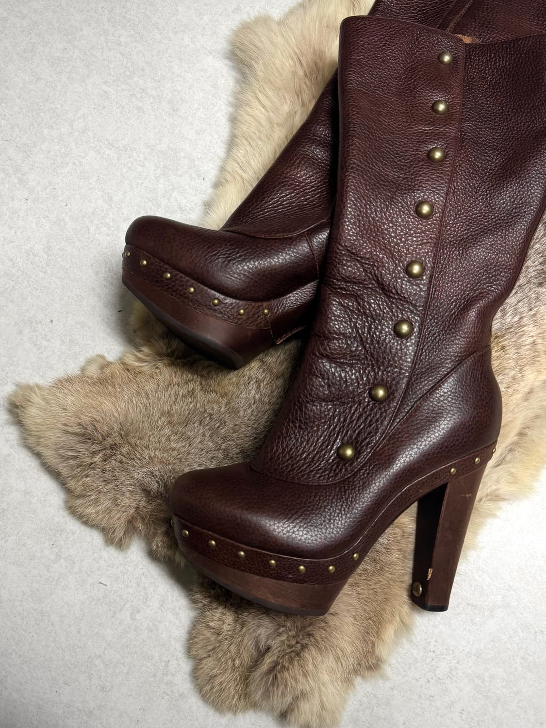 UGG cosima tall leather Hill 상품이미지4