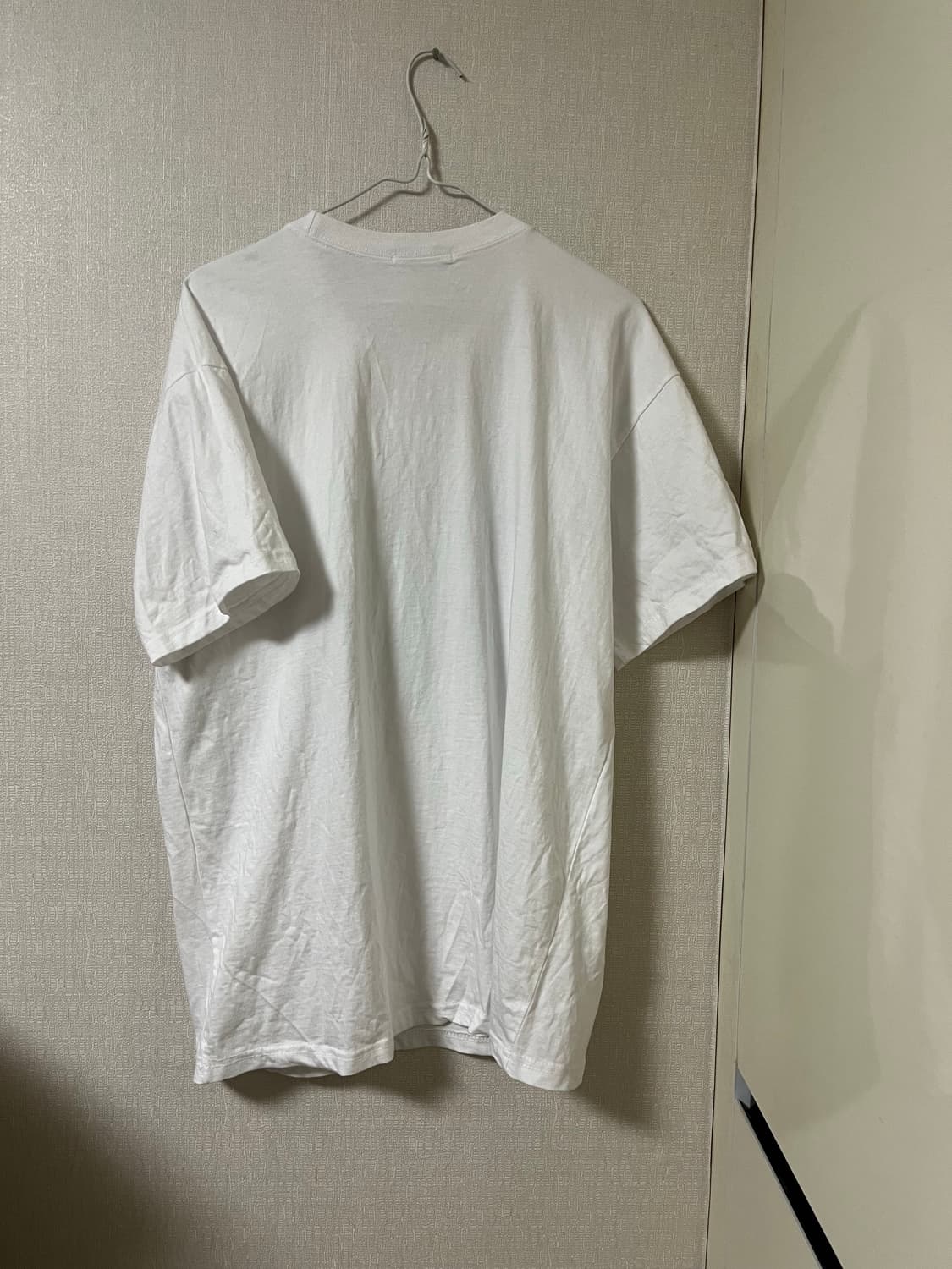 프린팅 흰색 반팔 L 상품이미지2