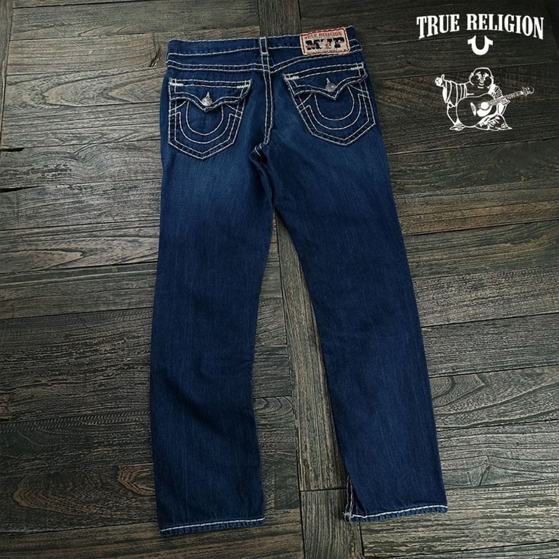 [트루릴리전] Y2K 빈티지 스티치 데님 팬츠 청바지 M19117 상품이미지1