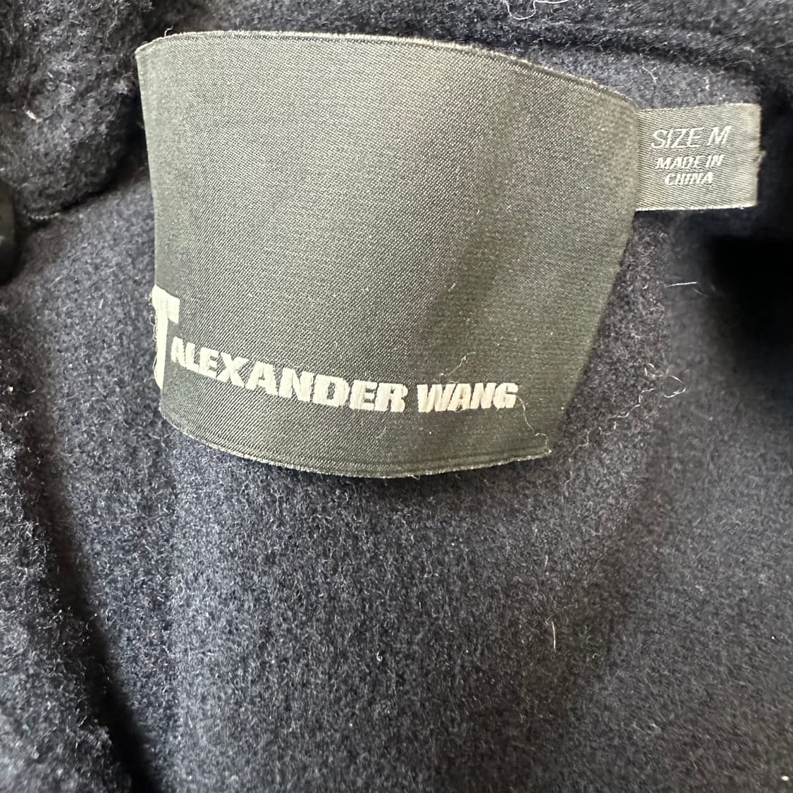 알렉산더왕 울 네이비롱코트 M 상품이미지3