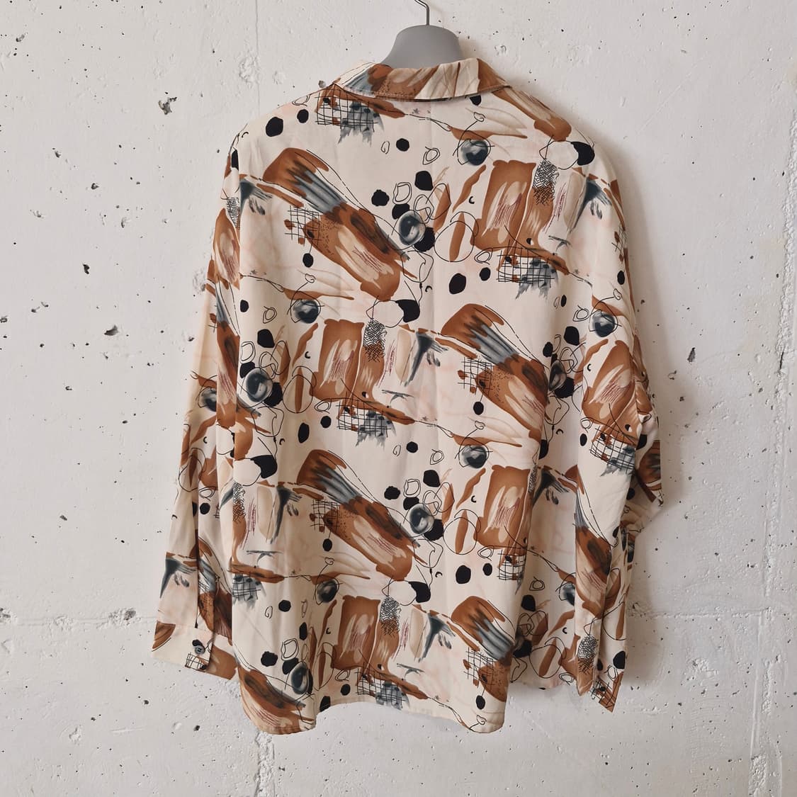 일본 빈티지 패턴 셔츠 2xl 새상품급 상품이미지4